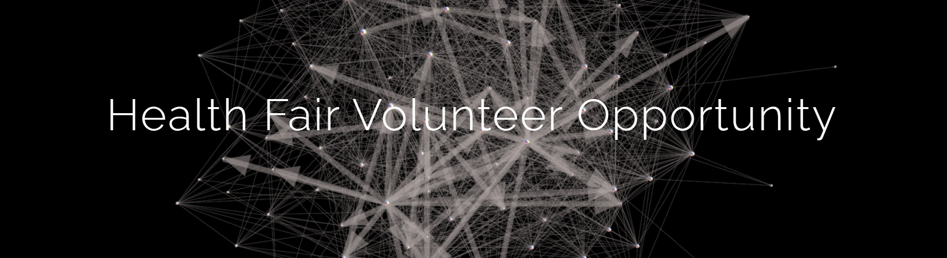 Health Fair Volunteer Opportunity